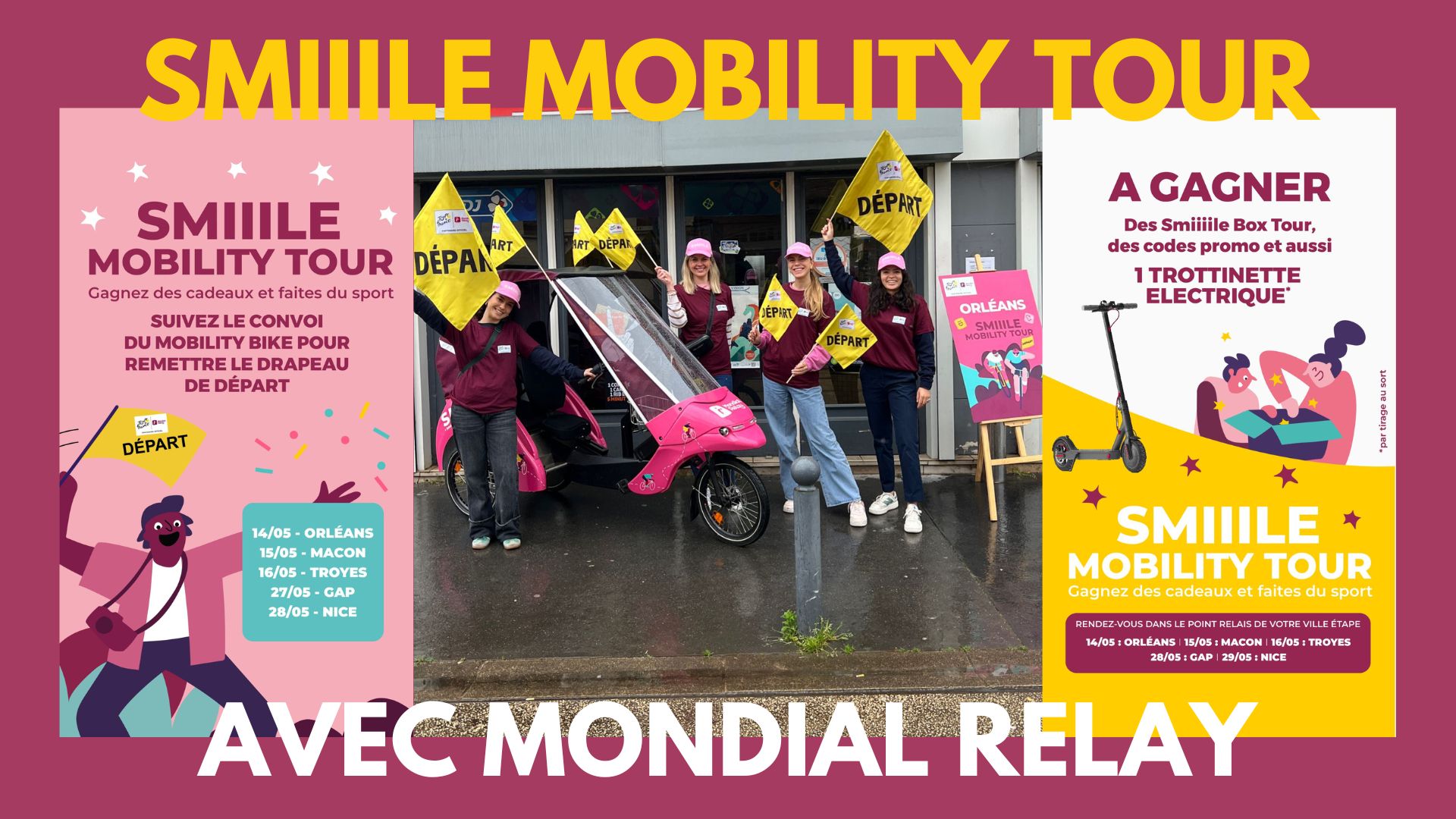 LA TOURNÉE SMIIILE MOBILITY TOUR 2024 EST LANCÉE !